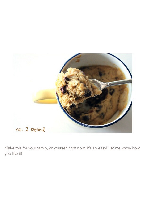 Chocolate Chip Cookie In A Cup