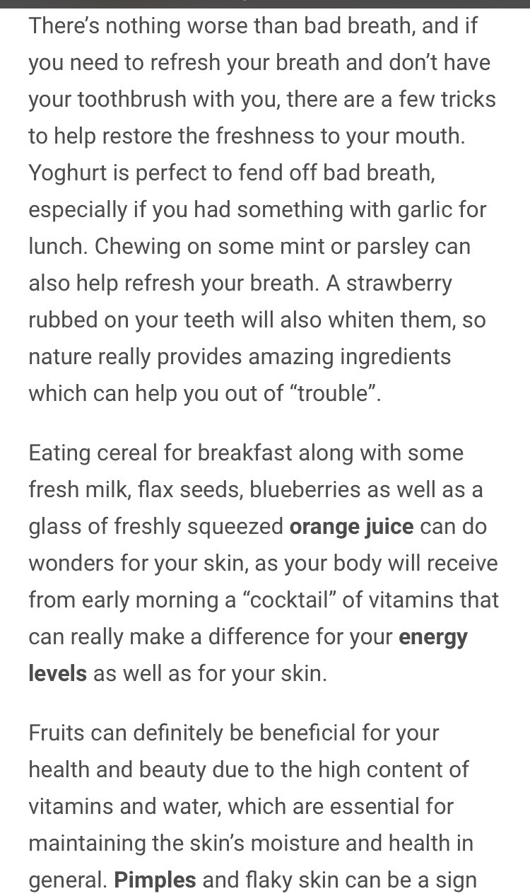 Inside-Out Beauty Tips