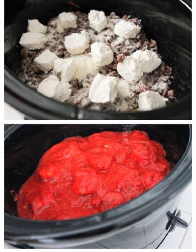 Creamy Crock Pot Spaghetti 