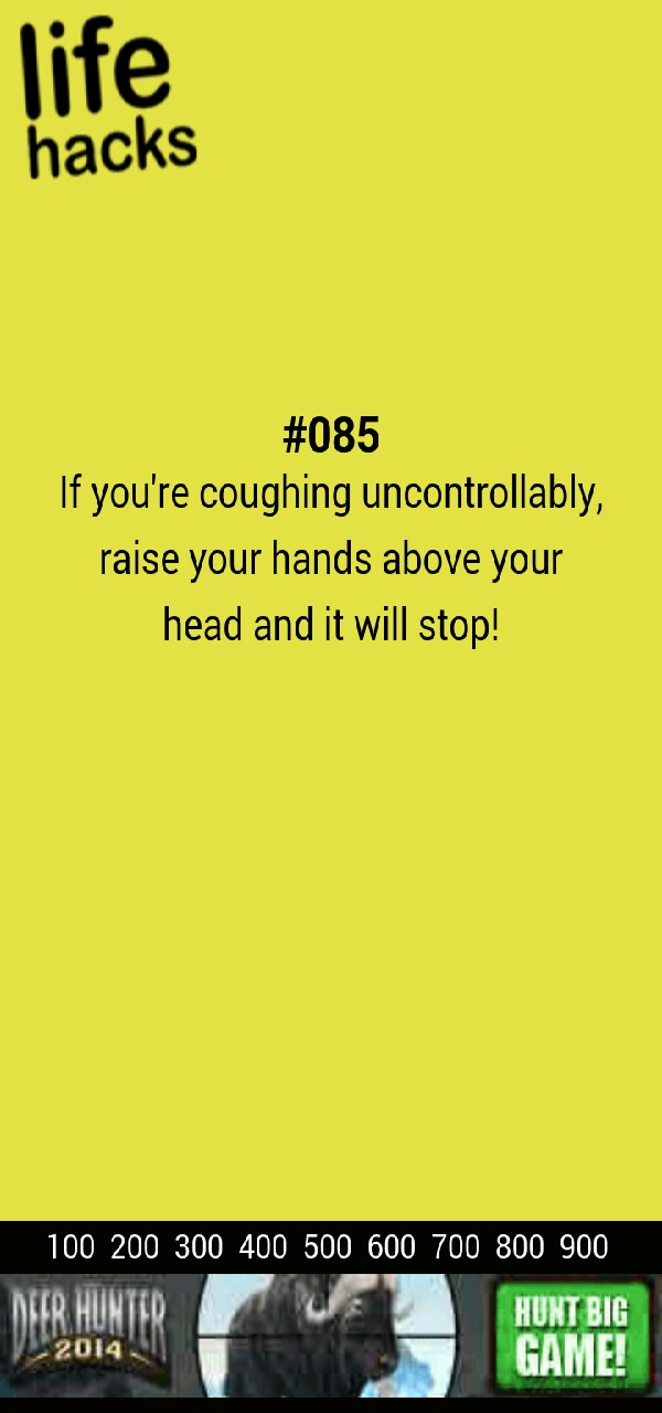 LIFE HACKS -PART 1