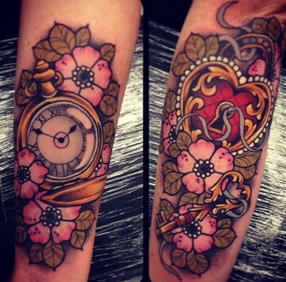    Lock And Key Tattoos!!!!