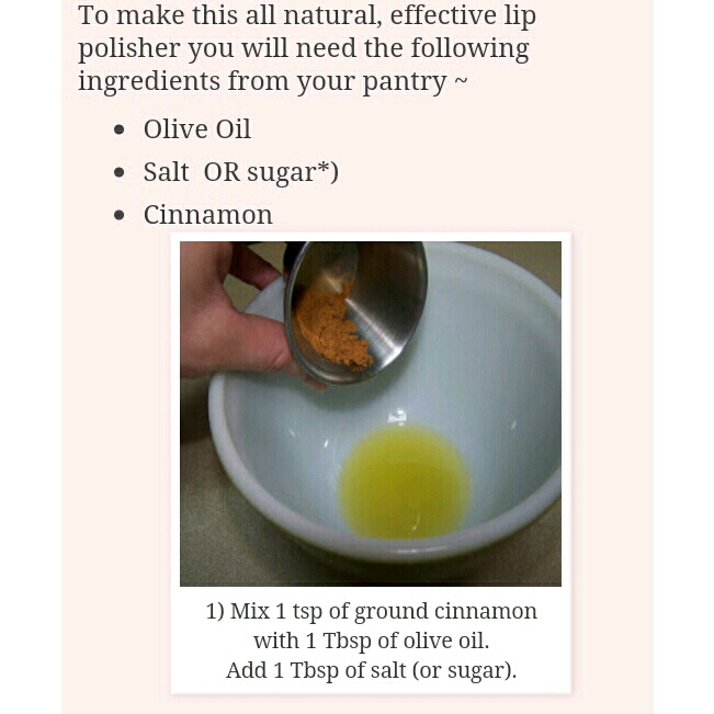 Olive Oil Cinnamon Lip Plumping Scrub

