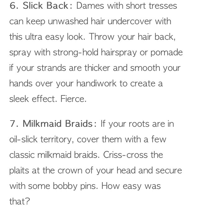 7⃣ Quick And Easy Hairstyles For Dirty Hair! 🙏