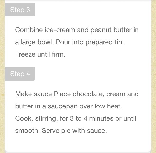 Peanut Butter Ice Cream Pie