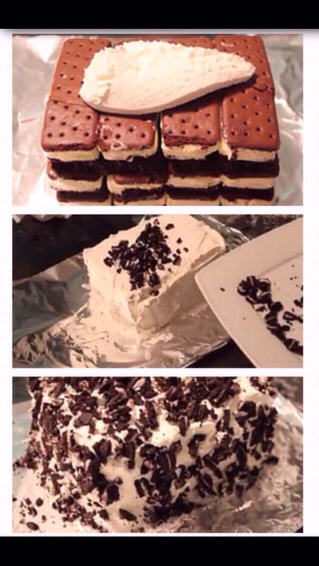 Diy No Bake Oreo Ice Cream Cake 🎂🍴😩😋