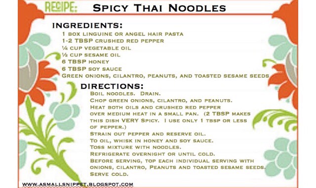 Delicious Spicy Thai Noodles ❤️
