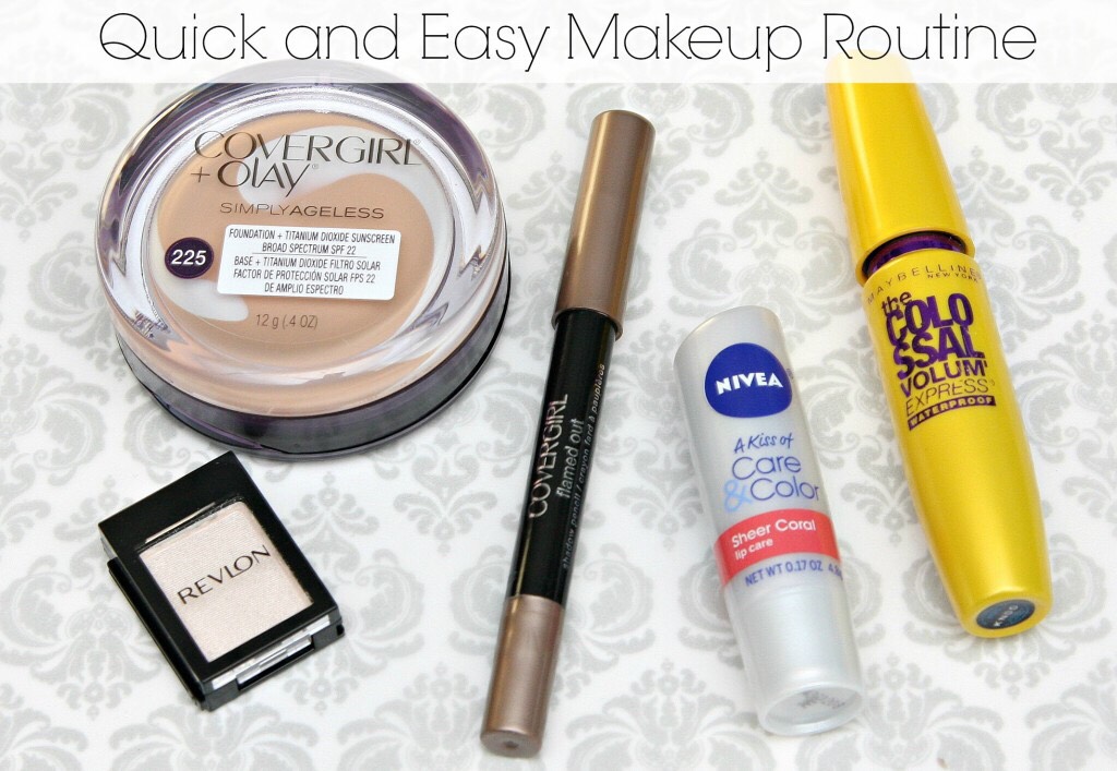 2. Do simple, 5 minute makeup. If you wake up late and don't have time to do a full face of makeup, use only 5 or less products. Only the essentials. For me that's mascara, powder, eyeliner, concealer if I have any blemishes, and tinted lip balm or clear lip balm.
