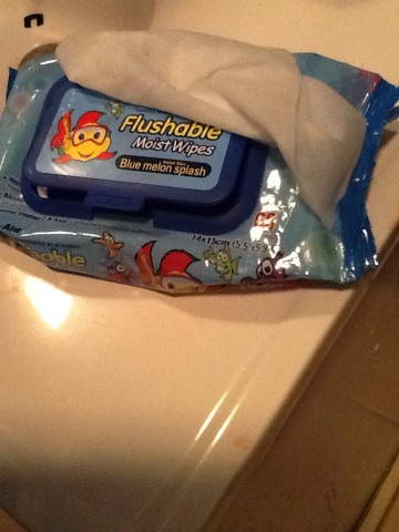 You may use any kind of baby wipes.