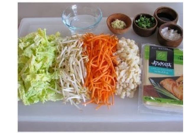 Baked Vegetable Egg Rolls Recipe!