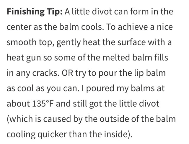 WINTER LIP BALM RECIPE 💋💋