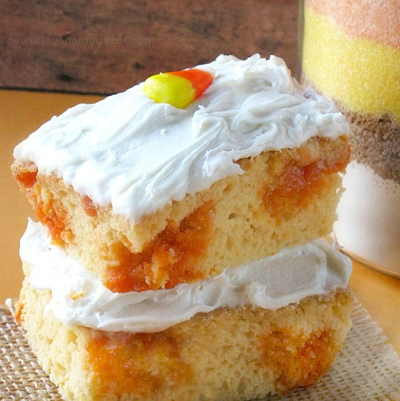 ๐๐Candy Corn Cake In A Jar๐๐