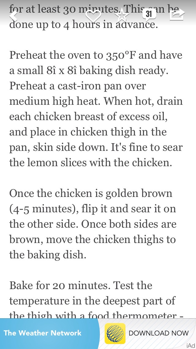 Dinner For 2: Rosemary Lemon Chicken