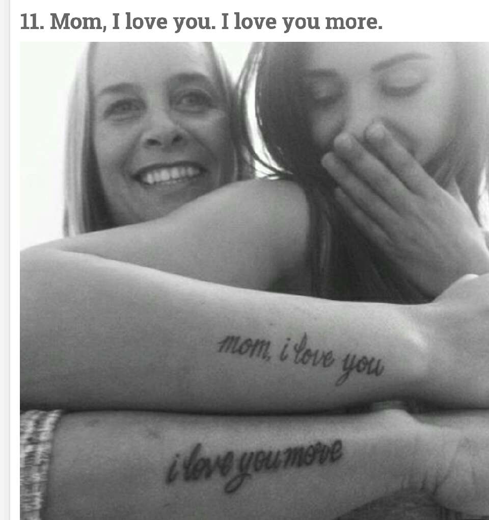 Inspiring Mother Daughter Tattoos!!