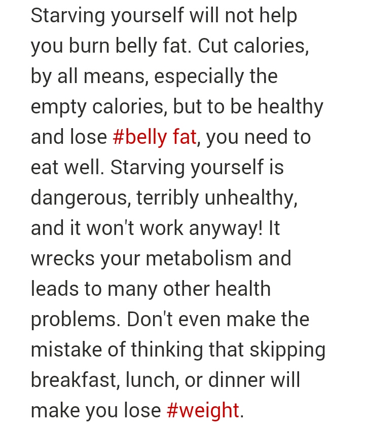 50 Ways To Lose Stomach Fat Fast! Part 1