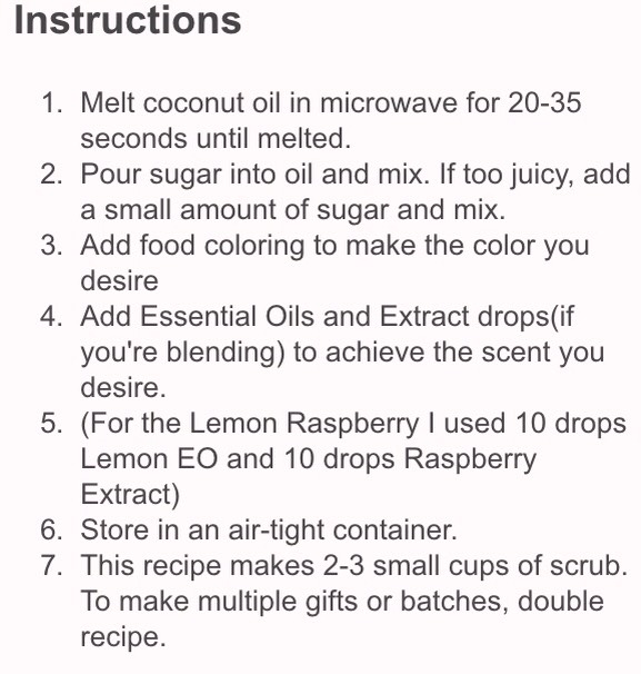 SIMPLE 5-MINUTE SUGAR SCRUB RECIPES 💖💖