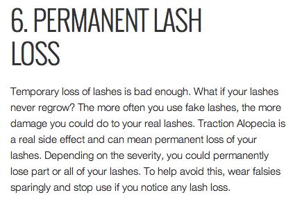 9 Reasons To Avoid Fake Lashes