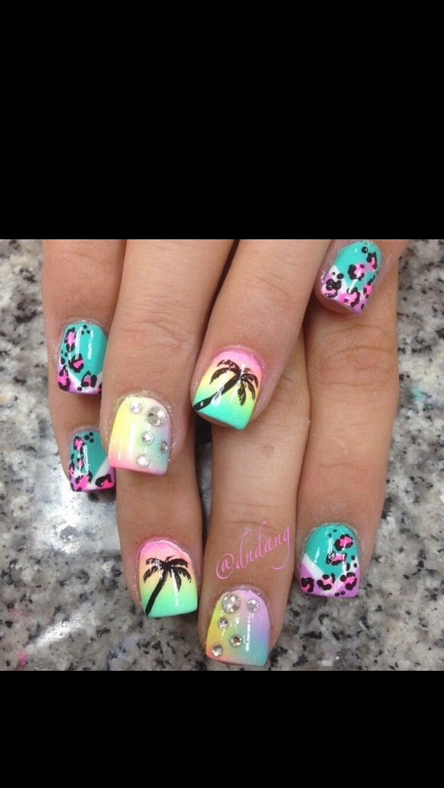 ☀️💦Summer Nails🌺☀️
