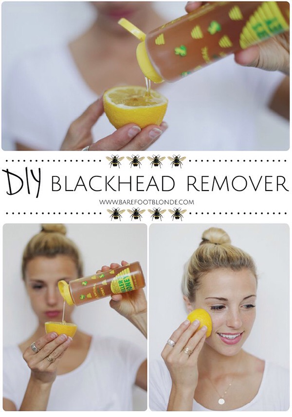 9. Other people swear by lemon and honey. Honey is great for your skin, but lemon is acidic, so don’t overdo it.