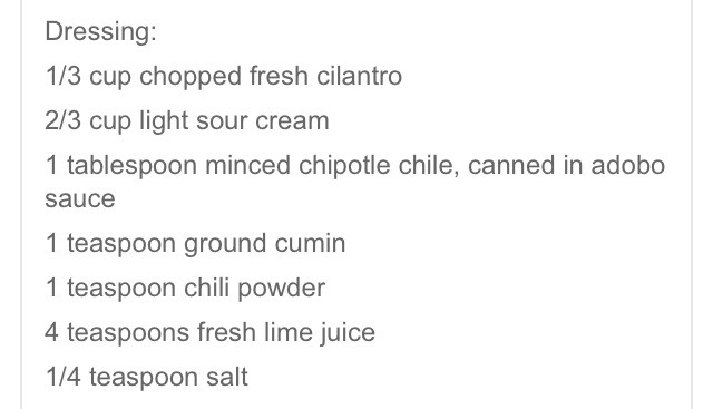 Chipotle Chicken Taco Salad (click on pic to see)