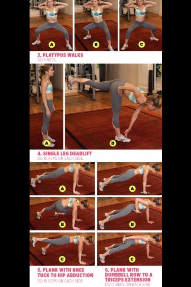 4 Weeks Total Body Workout #week1 πͺππ±π―