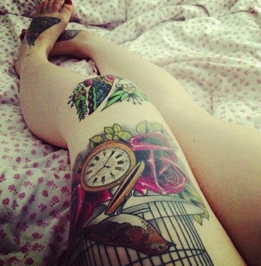 Beautiful Thigh Tattoos!!!!