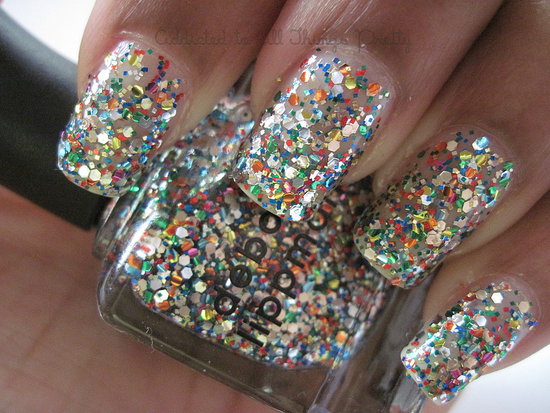 ombre glitter ideas