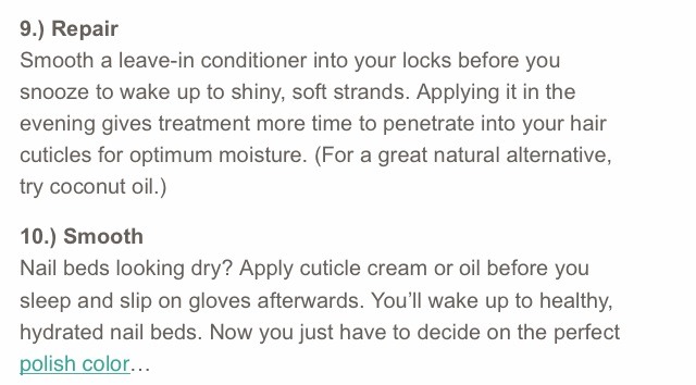 Overnight Beauty Secrets 🌙