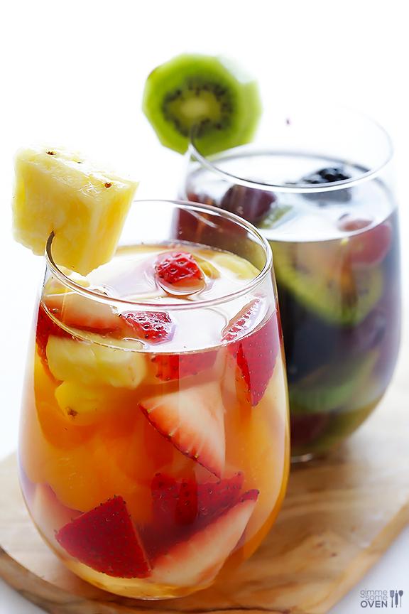 Colorful Rainbow Sangria!! Tastes Just As Beautiful As It Looks!♥♥♥
