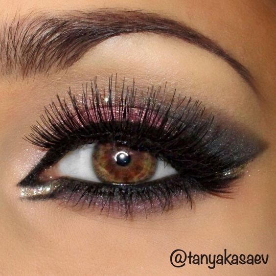 Brown Toned Glam Makeup