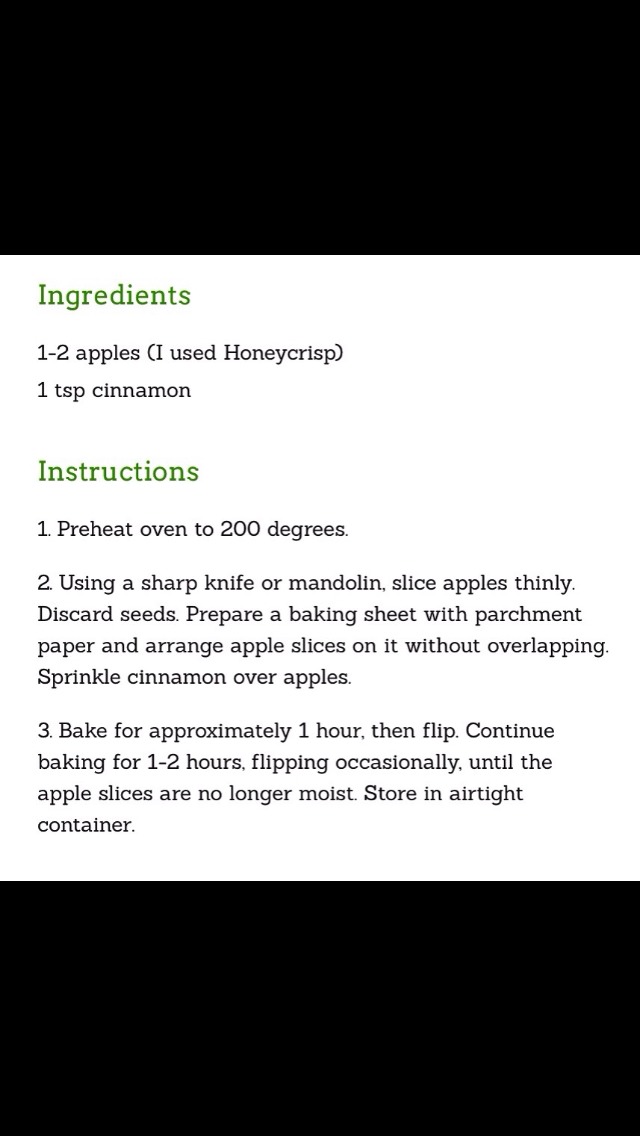 🍏 Baked Apple Crisps🍏