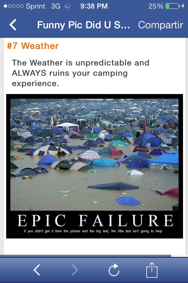 Reasons To Never Go Camping Again !!!!