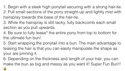 💥✨ The Fun Bun Hair Tutorial 🎀🎀