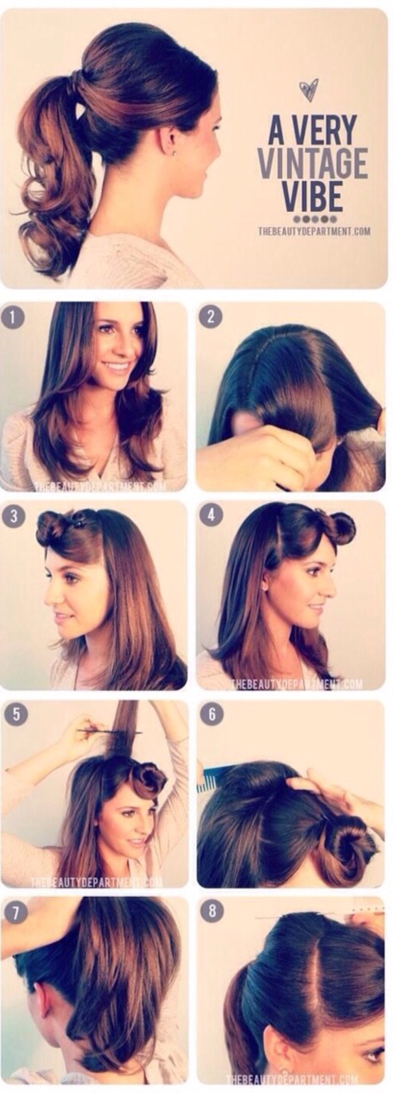 9 Vintage Hairstyles Step-By-Step
