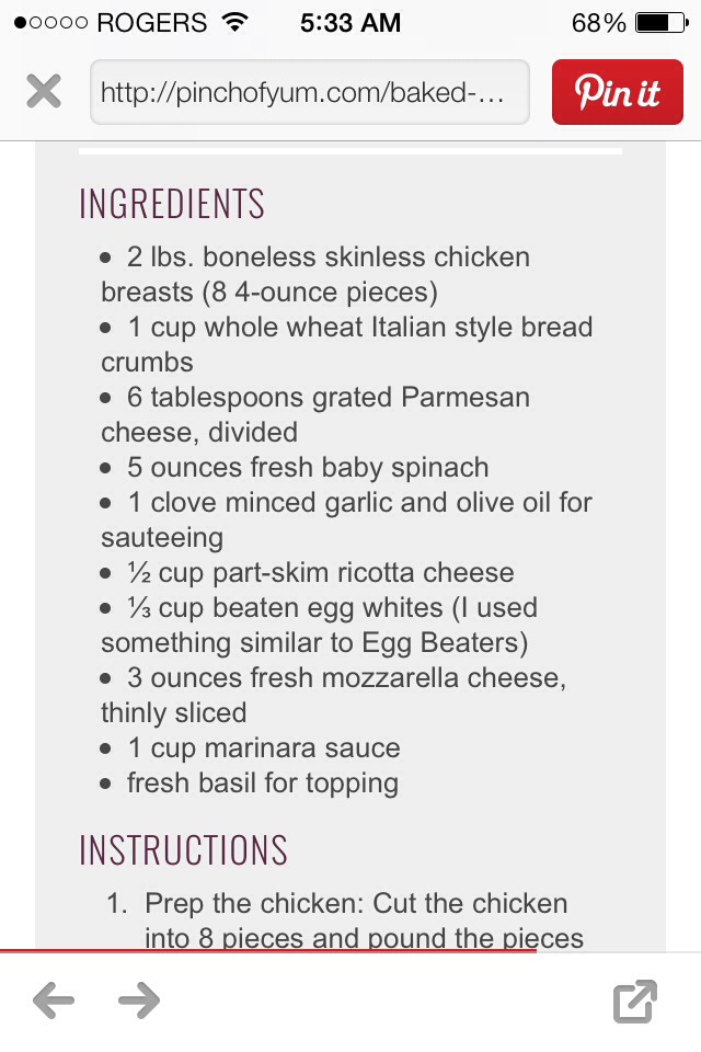 Baked Mozzarella Chicken Rolls!