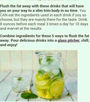 5 Fat Flush Water Recipes!