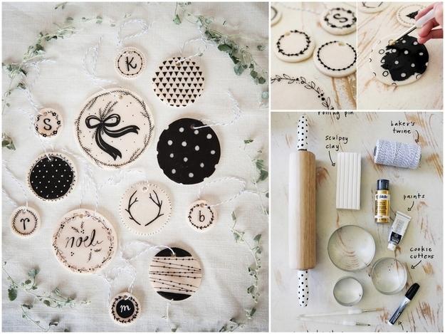 2. Lovely Clay Ornaments