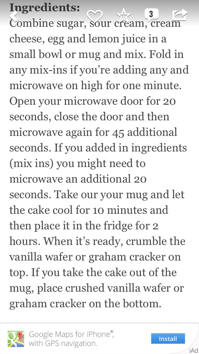 2 Minute Microwave Mug Cheesecake