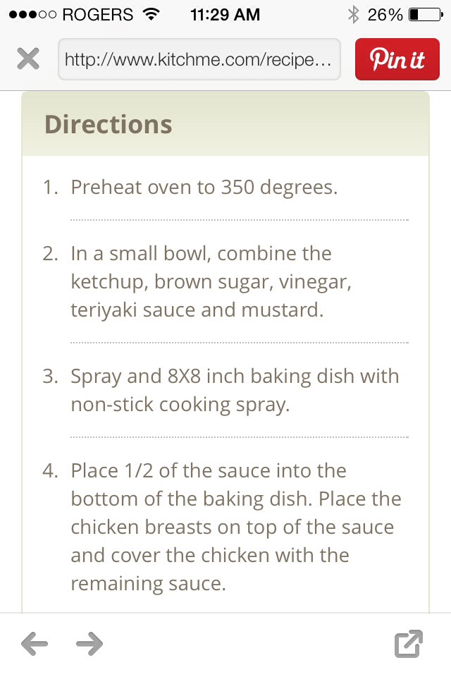 Super Easy Weight Watchers Sticky Teriyaki Chicken
