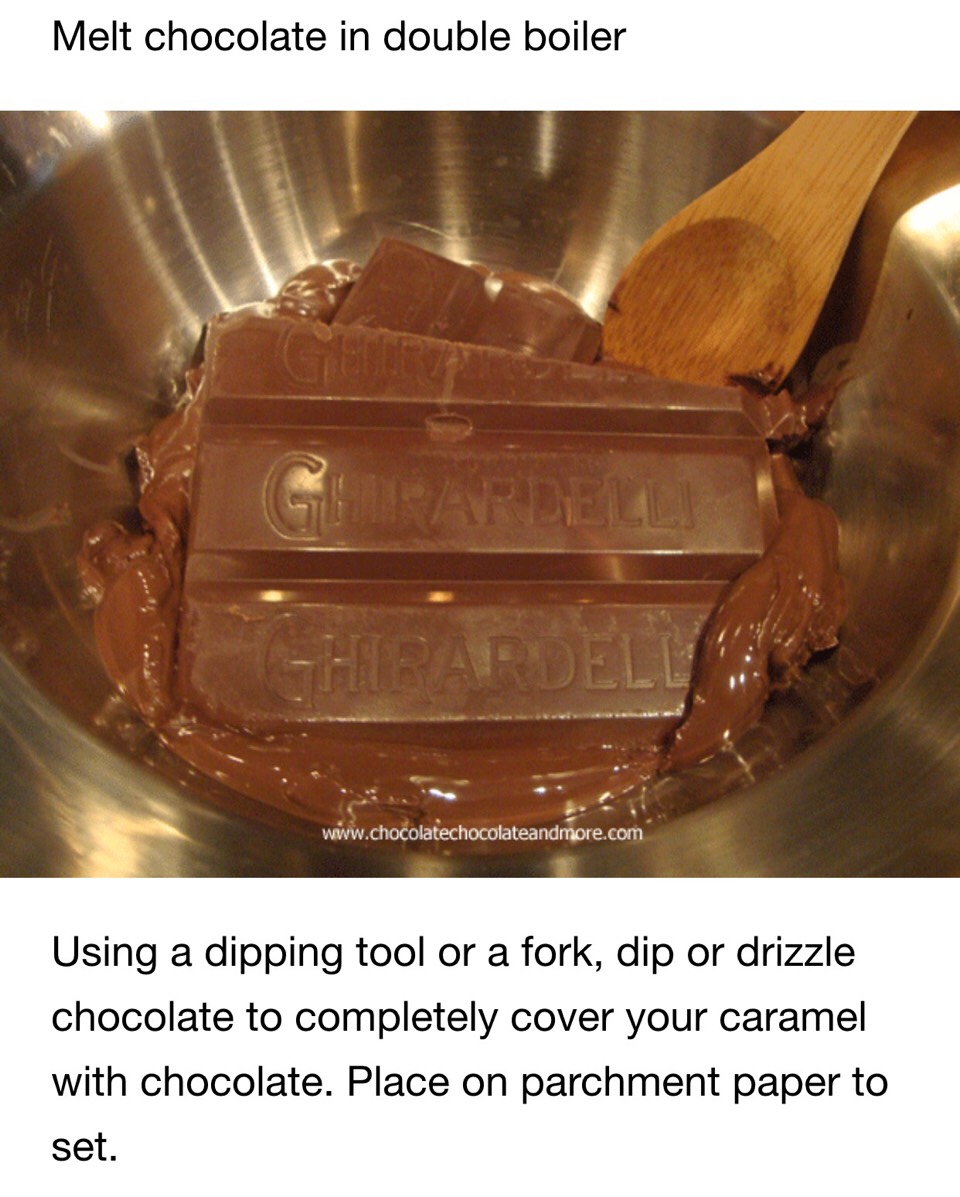 Homemade Caramels And Chocolate Covered Caramels. 😘