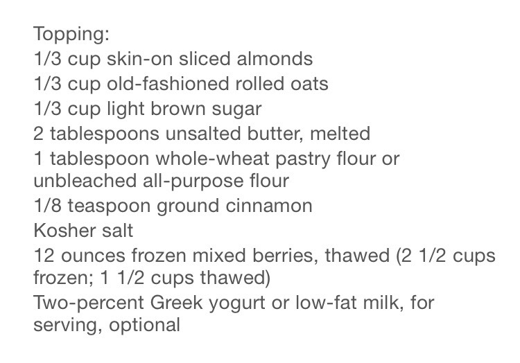 Berry Oatmeal Bake🍪🍇