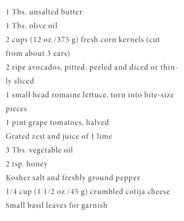 Corn Avocado Tomato Salad #SummerVibes