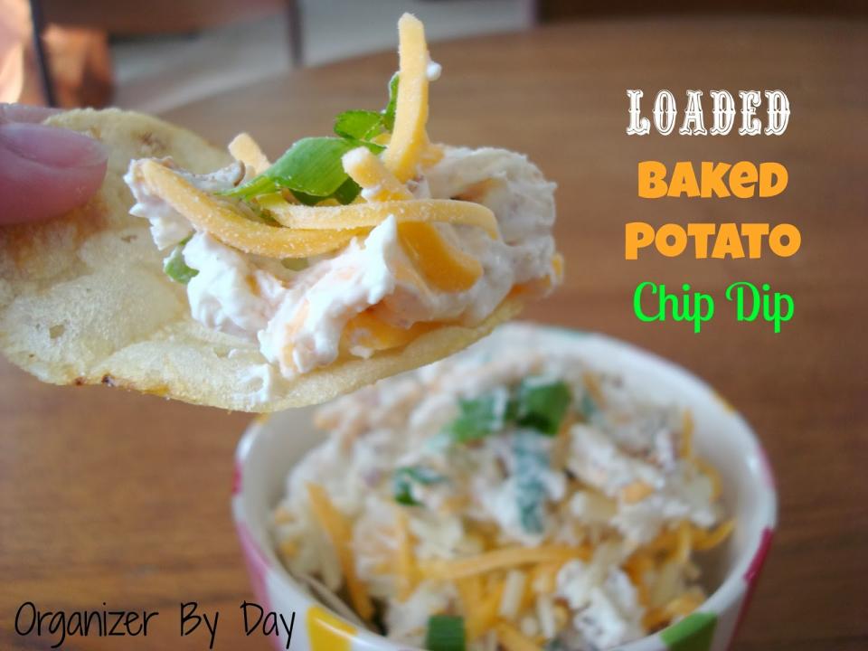 DIRECTIONS:
Mix together the sour cream and cream cheese until well combined. Stir in the remaining ingredients and chill for about an hour until serving. Serve with your favorite potato chips and enjoy!