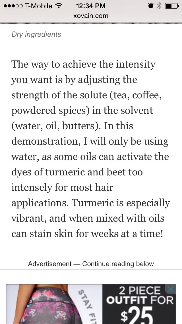 Dye Hair With Tea🙆