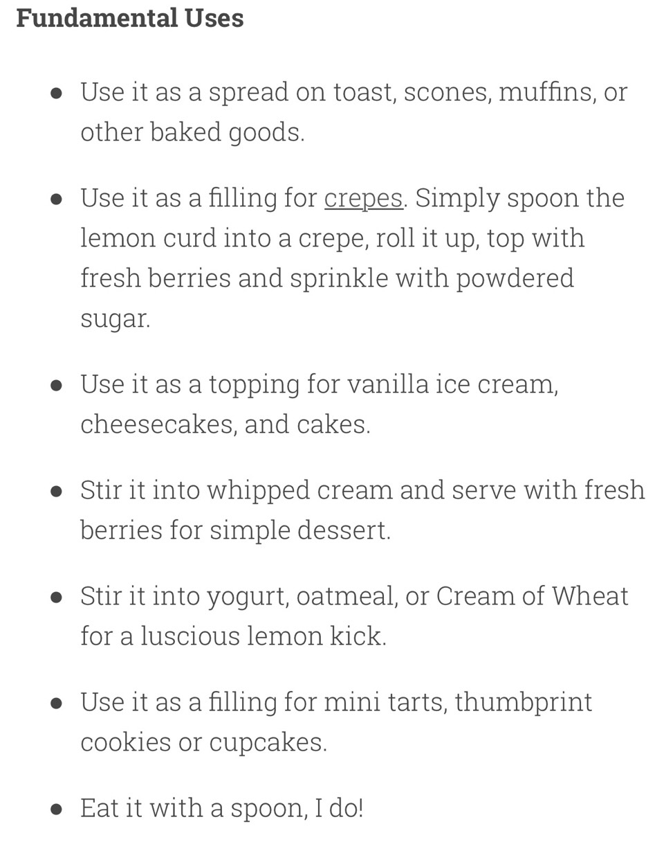 Simple Microwave Lemon Curd Recipe. 😋