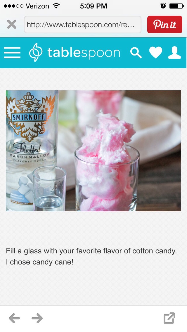 Cotton Candy Cocktail 