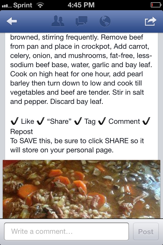 Beef Barley Soup