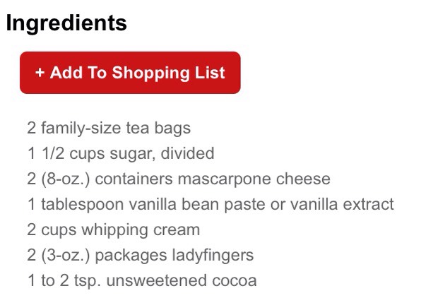 Sweet Tea Tiramisú