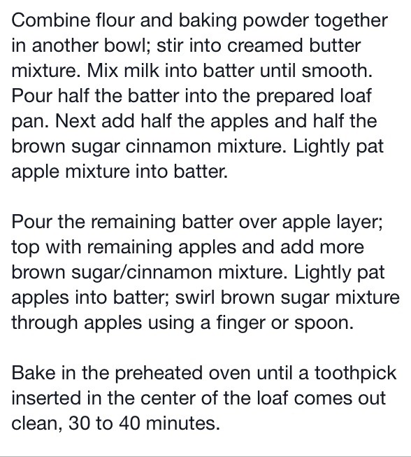 Apple Cinnamon Bread