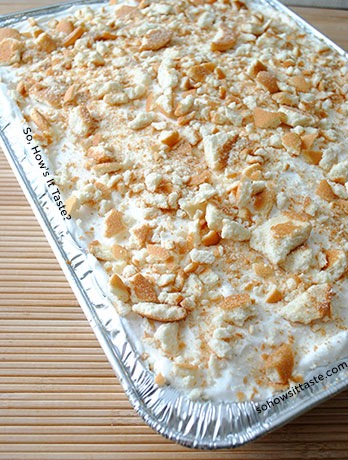 Banana pudding cake 
