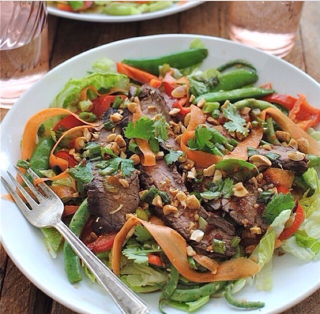 Grilled Asian Steak Salad 2-3 servings